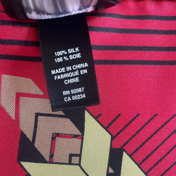 Saks Fifth Avenue Black Label Silk Scarf - Picture 7 of 8
